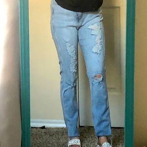 Arizona High Rise Slim Straight Jeans